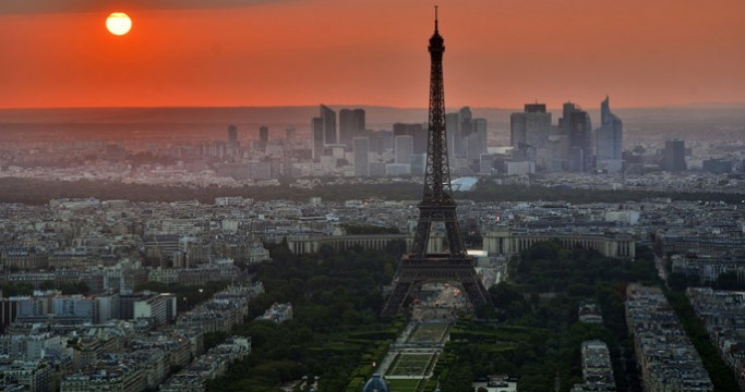 Paryż wycieczka objazdowa - zachód słońca