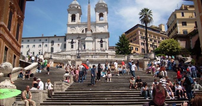Wycieczka do Rzymu hiszpańskie schody