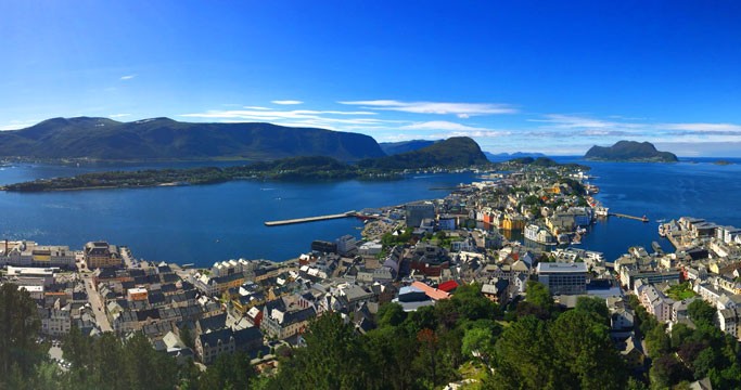 Wycieczka po Norwegii - Ålesund